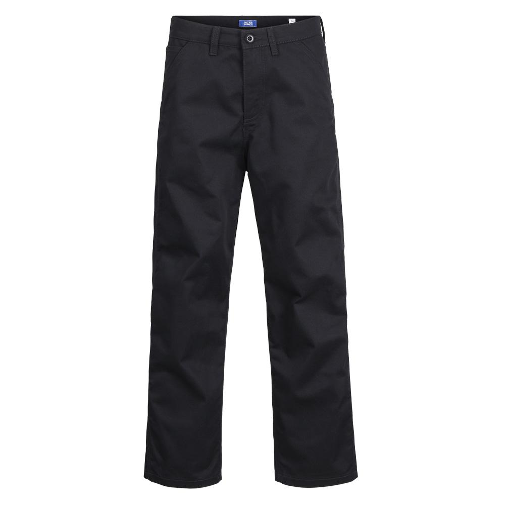 Pantalon Loose Noir Garçon Jack & Jones Clean pas cher