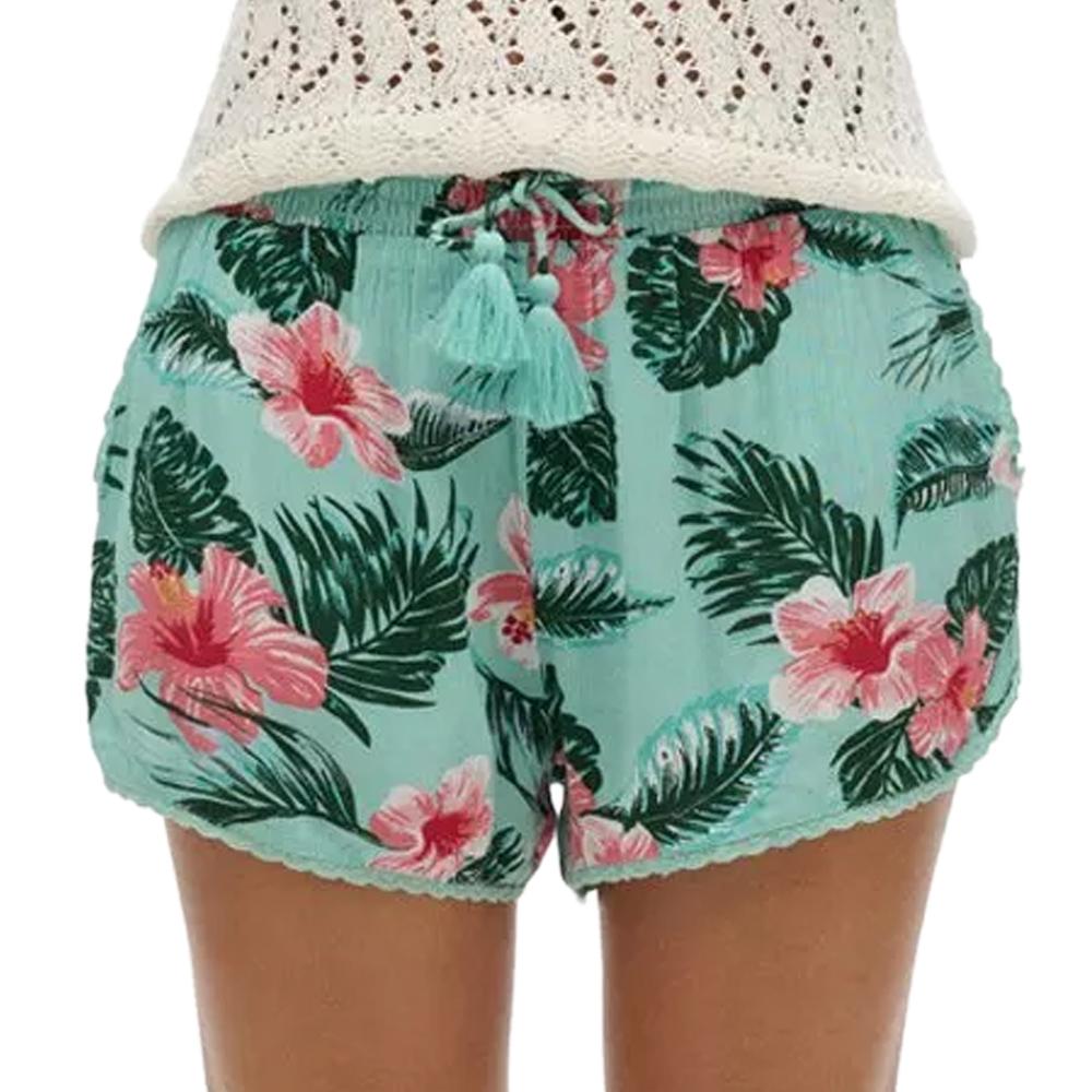 Pantalones cortos turquesa/rosa para mujer Superdry Beach barato