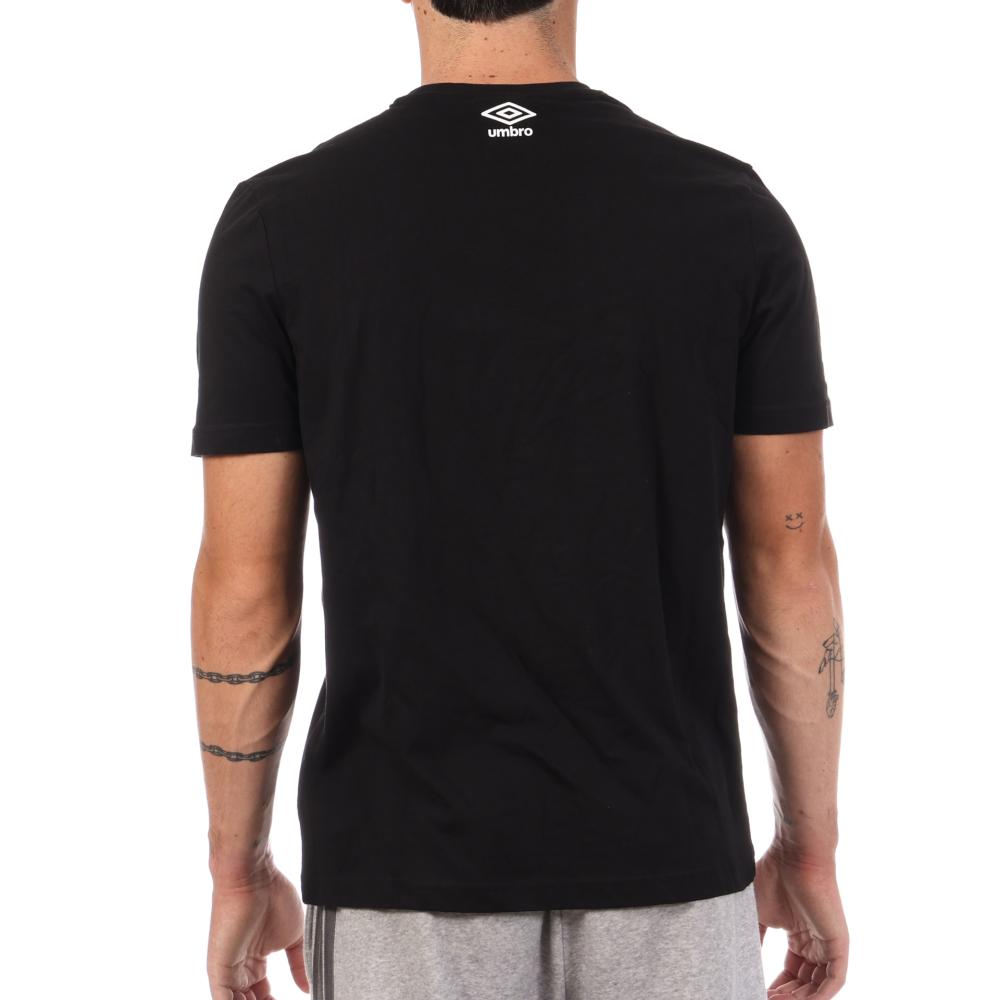 T-shirt Noir/Jaune Homme Umbro Outl Net vue 2