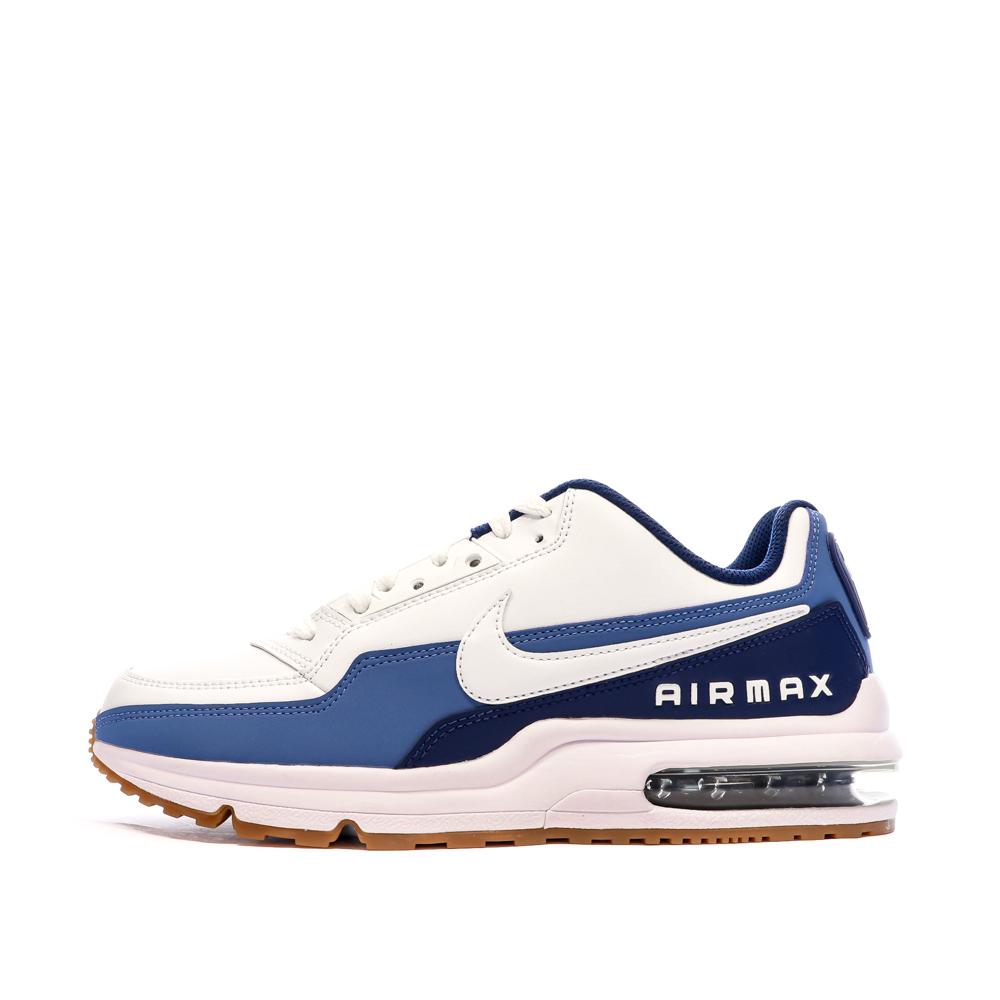 Baskets Blanches/Bleu Homme Nike Air Max Ltd 3 pas cher