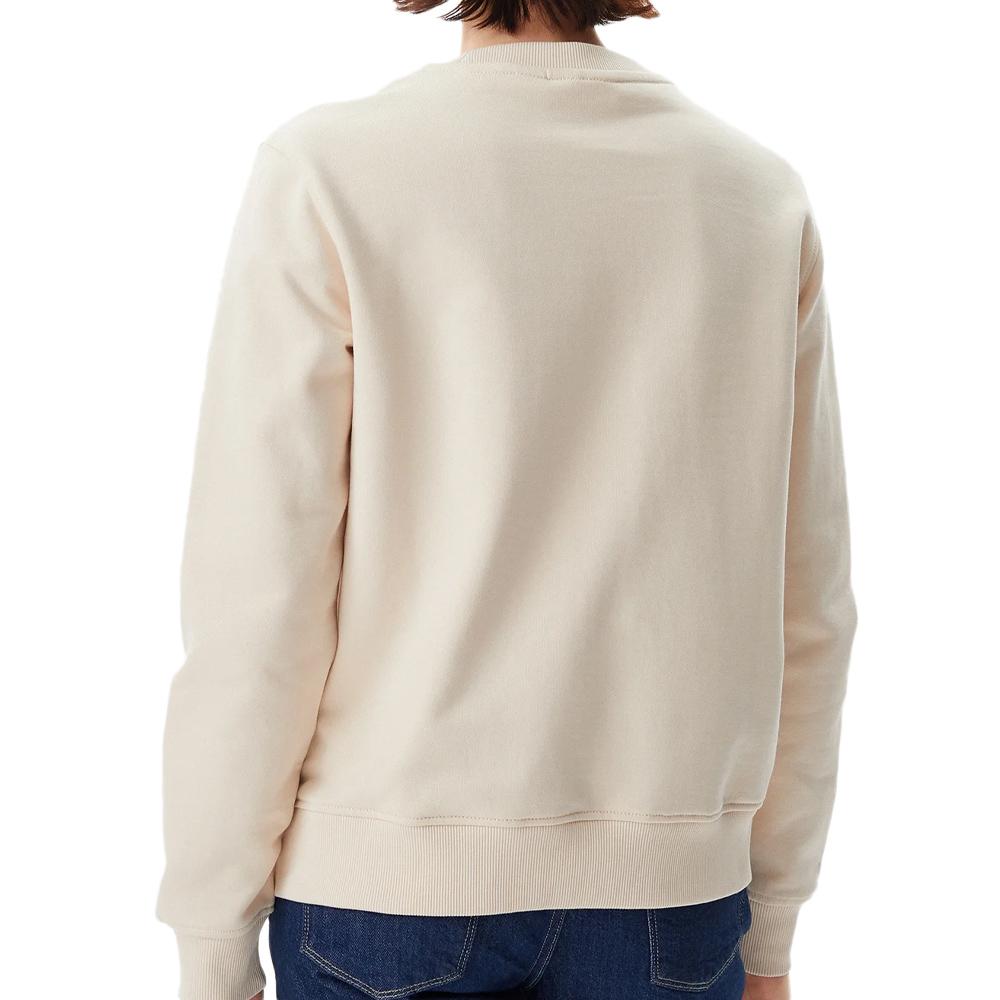 Sweat Écru Femme Calvin Klein Gradient Monologo vue 2