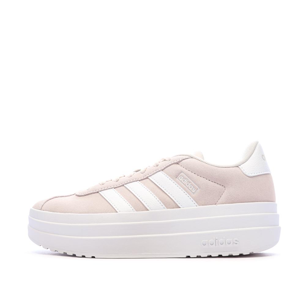 Baskets Roses Femme Adidas Vl Court Bold pas cher