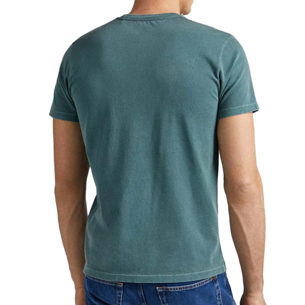 T-shirt Vert Homme Pepe Jeans Dorian vue 2
