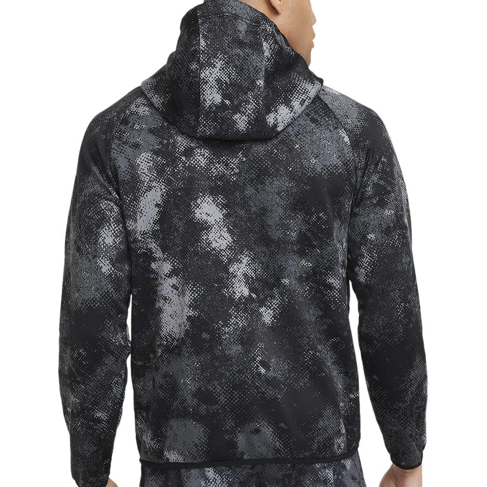 Sweat à Capuche Noir/Gris Homme Nike Camo vue 2