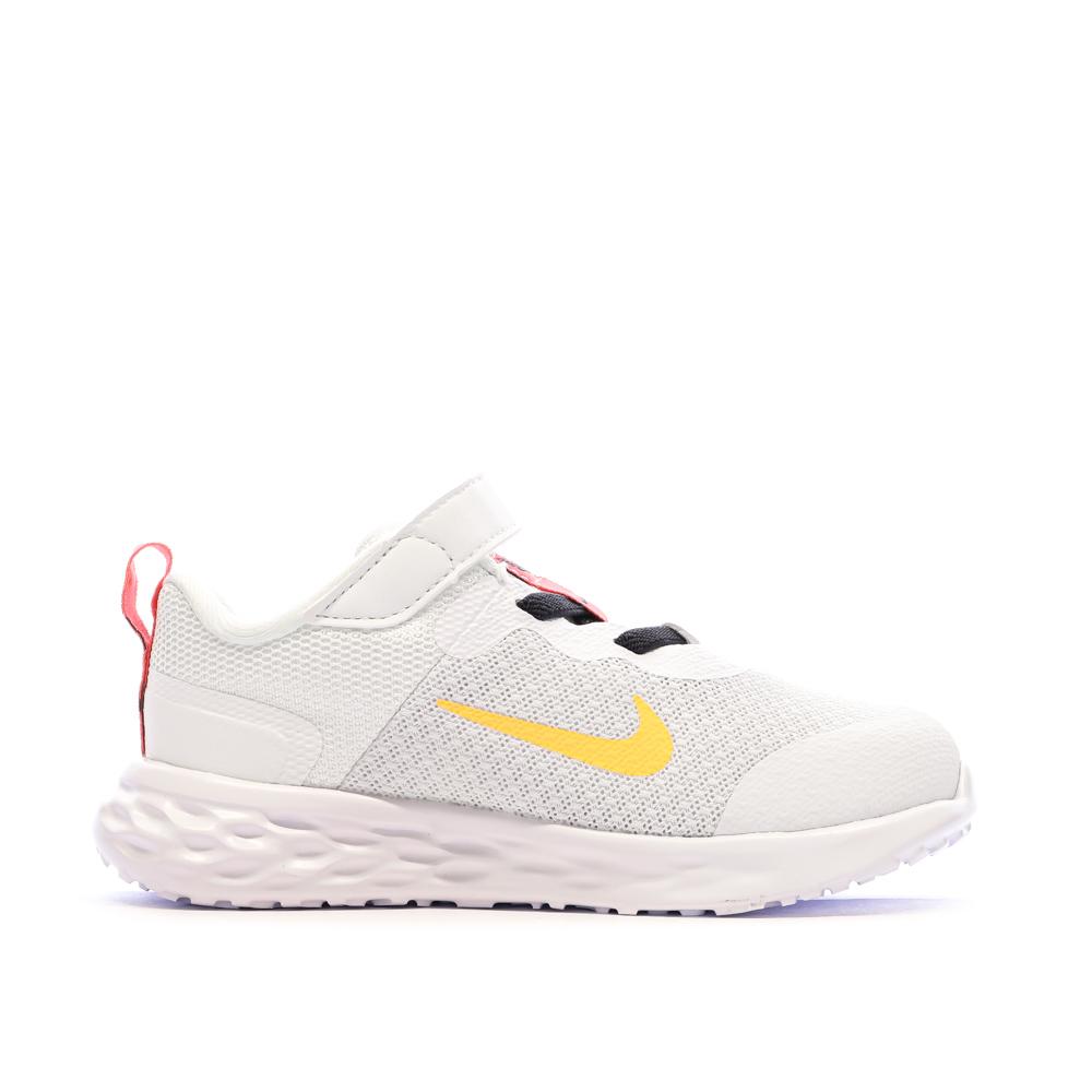 Baskets Blanches Bébé Nike Revolution 6 vue 2
