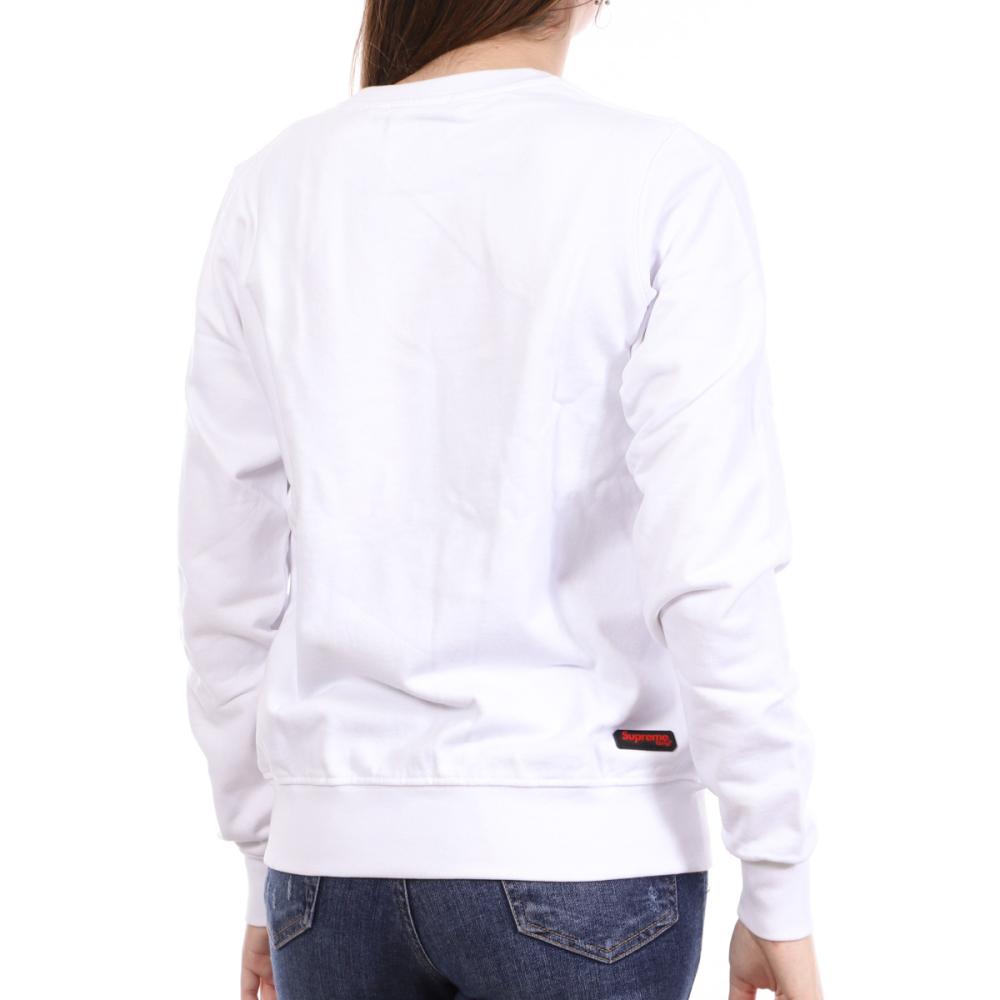 Sweat Blanc Femme Supreme Grip Rosalba vue 2