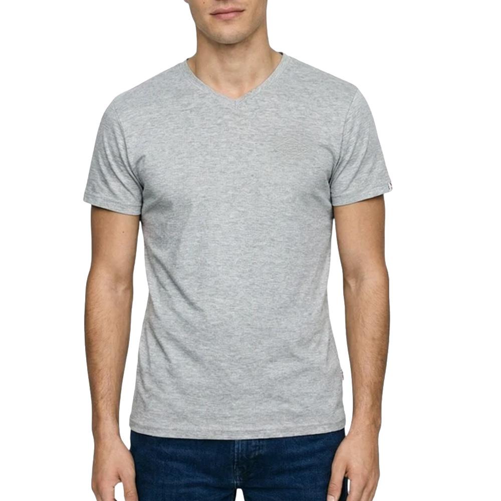 T-Shirt Gris Homme Lee Cooper GLC1986 pas cher