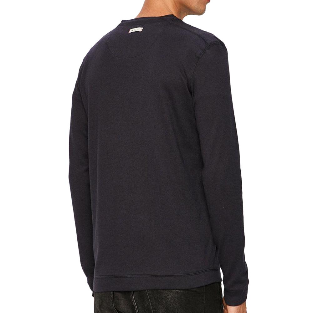 Pull Marine Homme Quiksilver Hall Afflame vue 2
