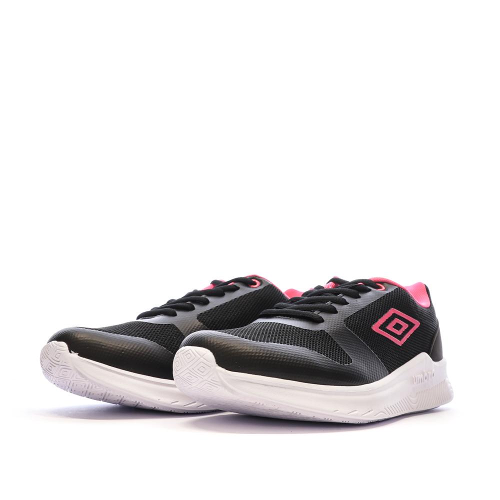 Baskets Noir/Rose Femme Umbro Owen vue 6