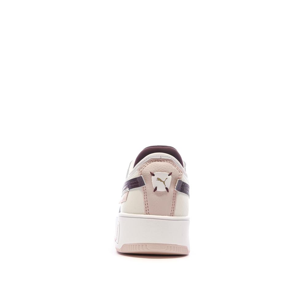 Chaussures Beige/Bordeaux Femme Puma Carina Street VTG vue 3