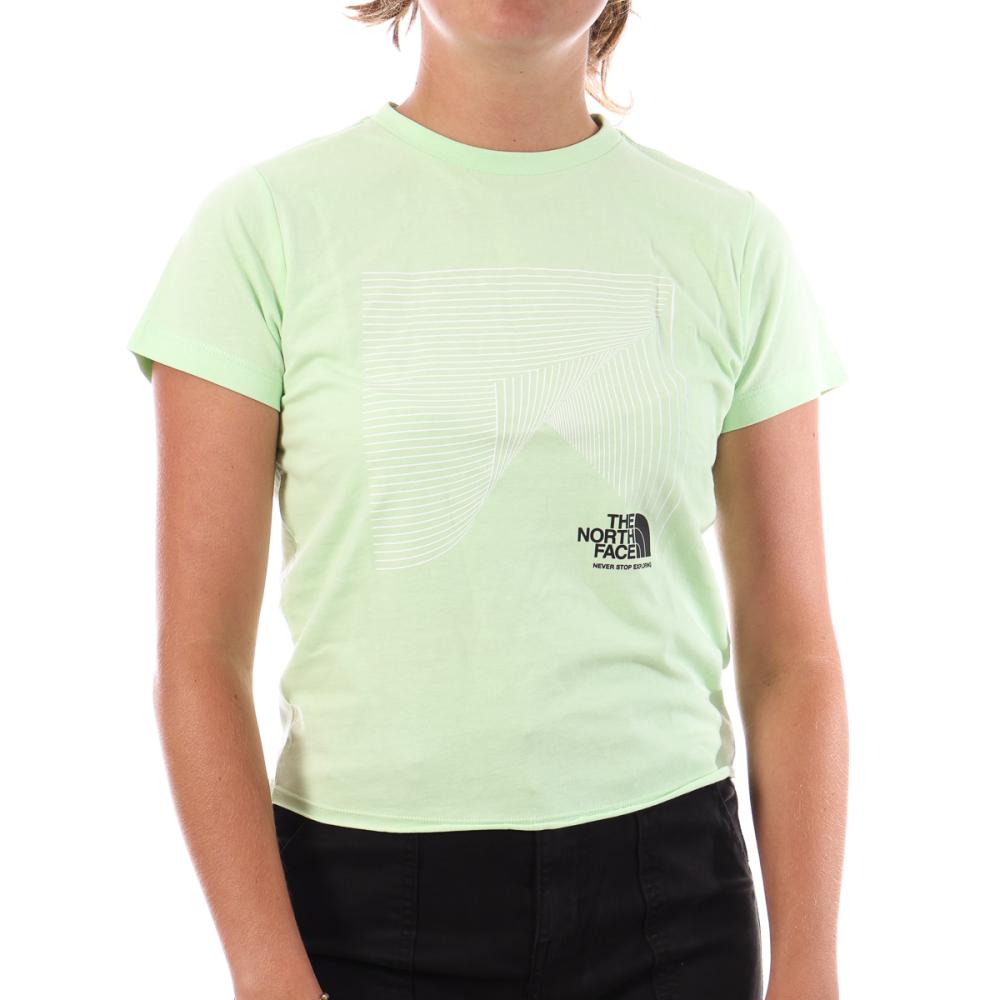 T-shirt Vert Femme The North Face W Coordinates pas cher
