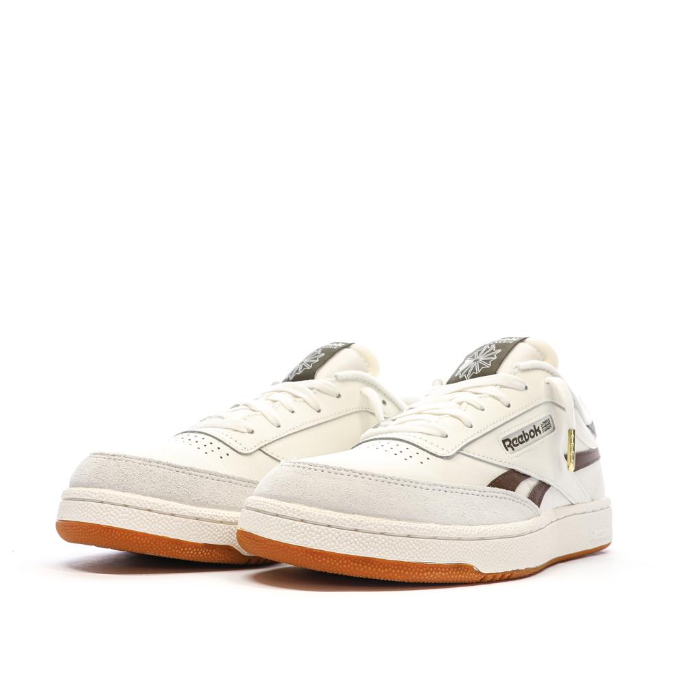 Baskets Ecru/Marron Homme Reebok Club C Revenge vue 6