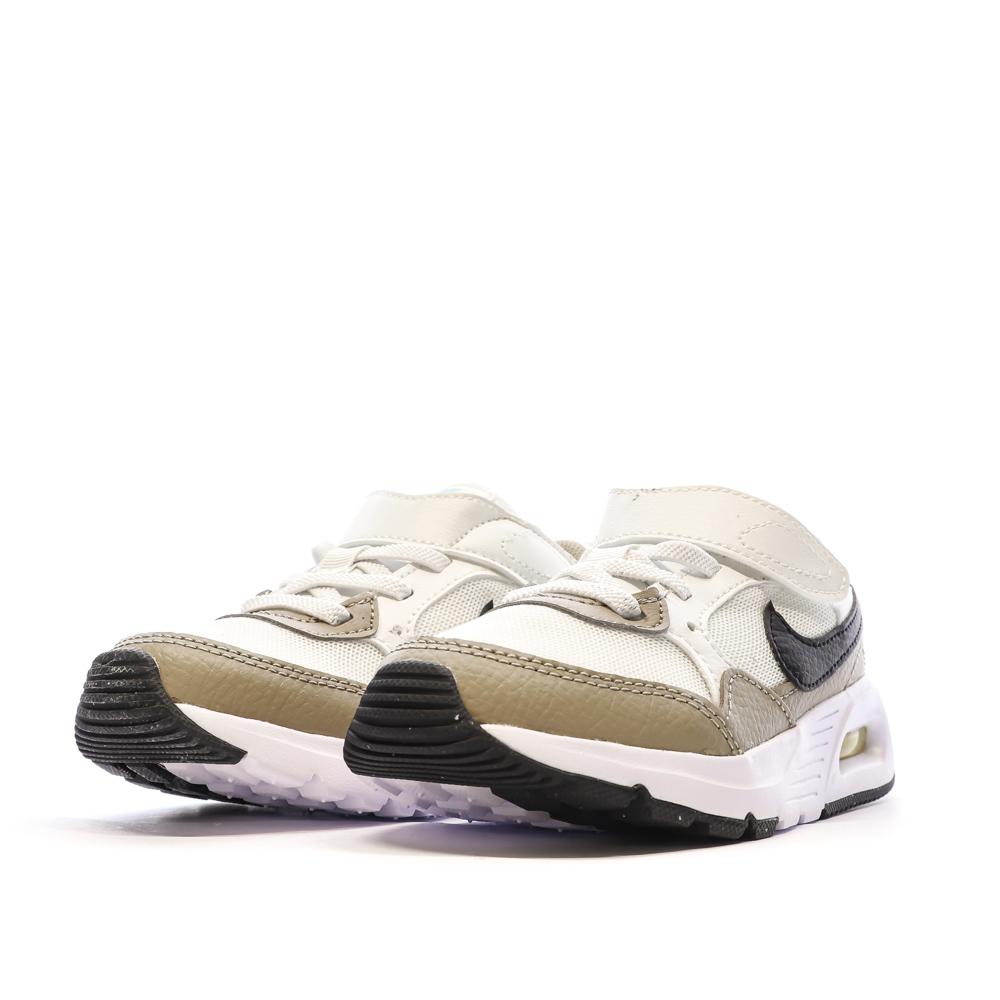 Baskets Blanches/Marron Garçon Nike Air Max vue 6