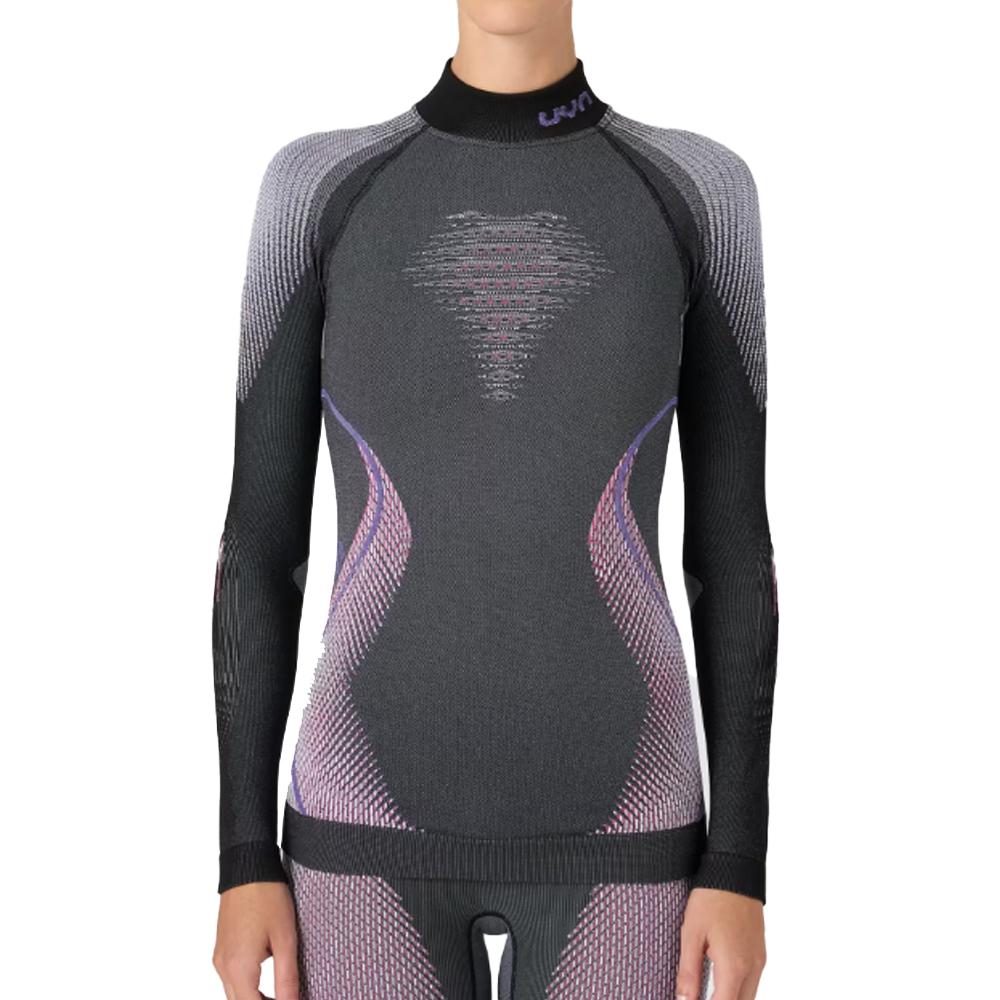 Haut Thermique Noir/Rose Femme UYN Evolutyon pas cher