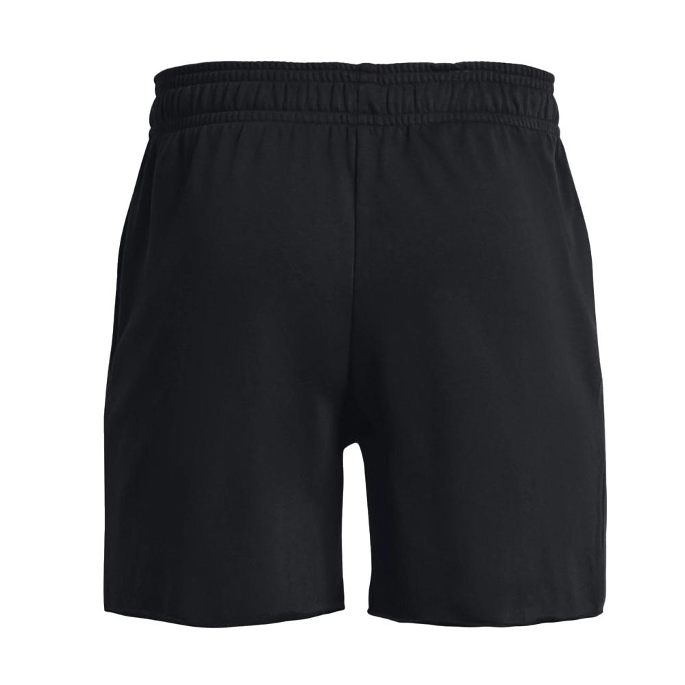Short Noir Homme Under Armour Rival Terry 6 vue 2