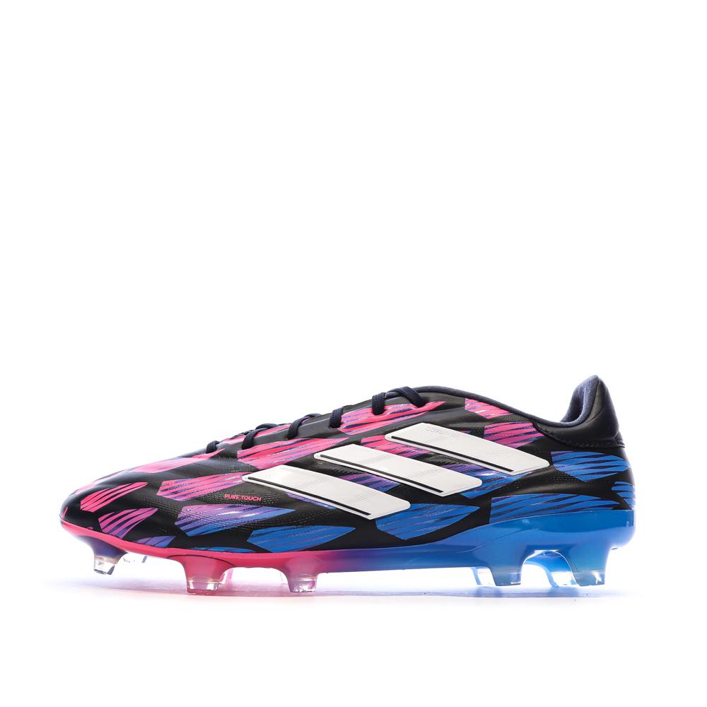 Chaussures de Foot Noir/Rose/Bleu Adidas Copa Pure 2 Elite FG pas cher