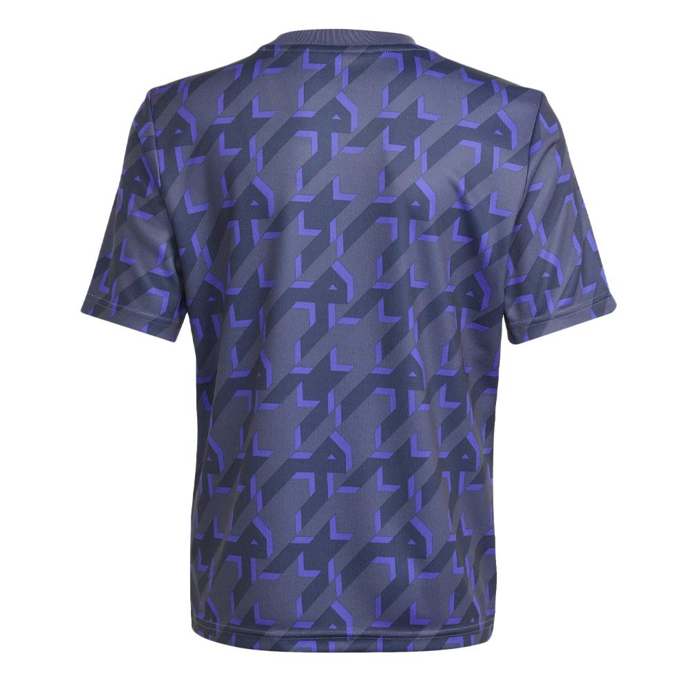 Real Madrid Maillot Prématch Marine Junior Adidas 2023/2024 vue 2