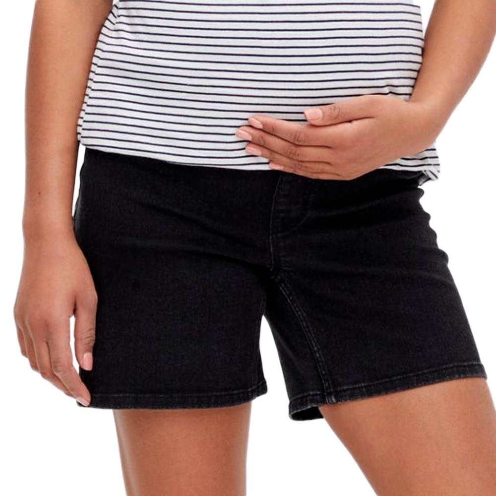 Short de Grossesse Noir Femme Mamalicious Lamy pas cher