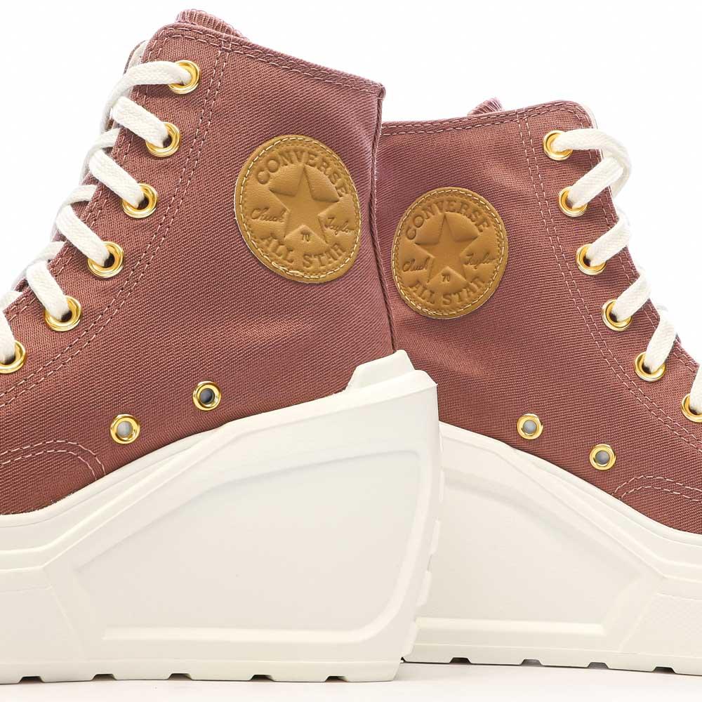 Baskets Rose Femme Converse Chuck 70 De Luxe Platform vue 7