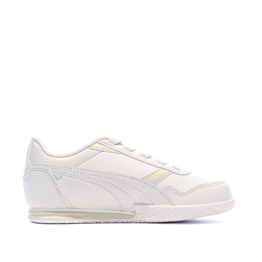 Zapatillas blancas para niño Puma Bella Donna ver 2
