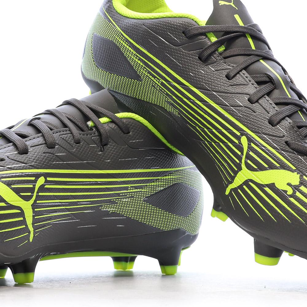 Chaussures de Foot Gris/Jaune Homme Puma Ultra 5 Play FG/AG vue 7