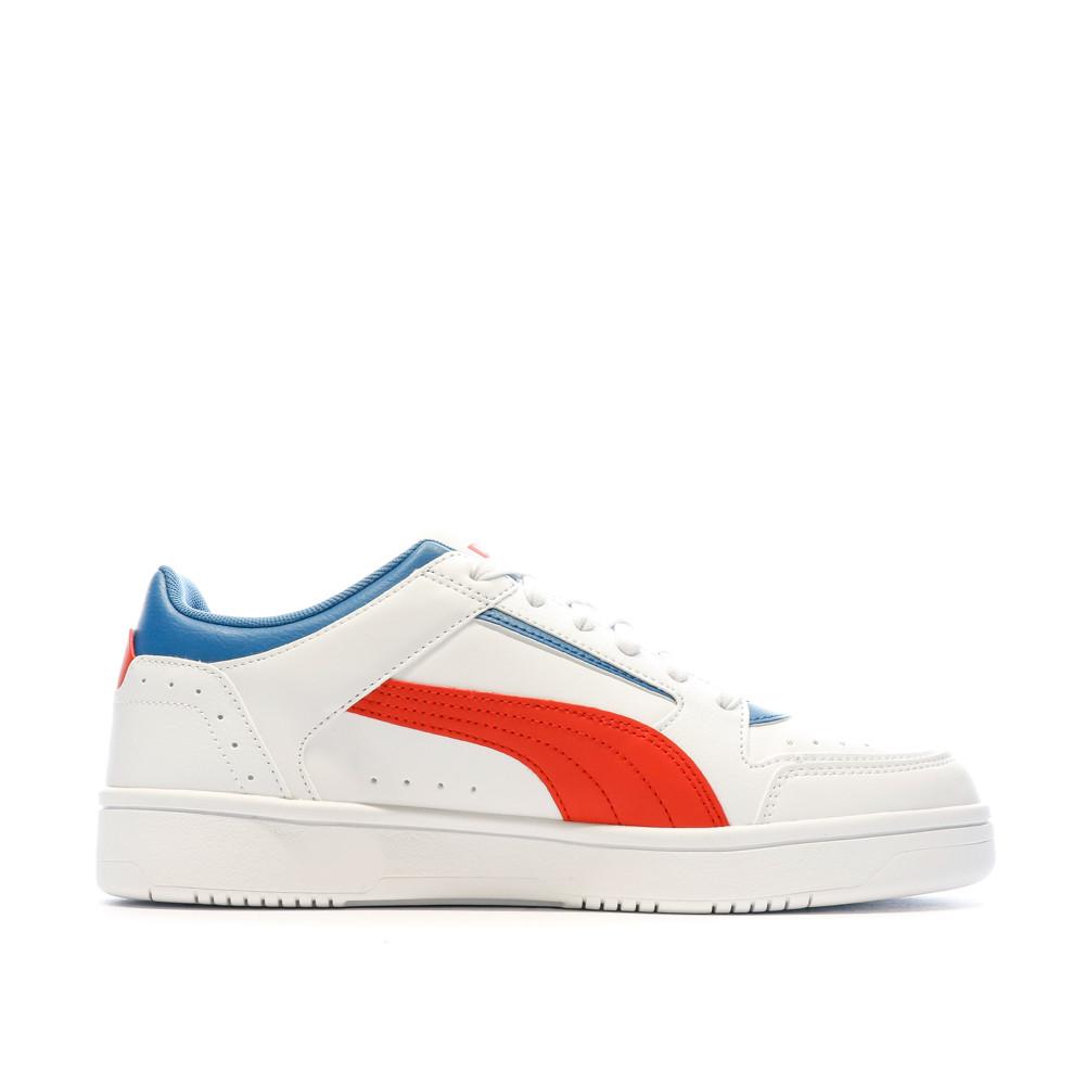 Baskets Blanches/Rouges Homme Puma Rebound Joy vue 2