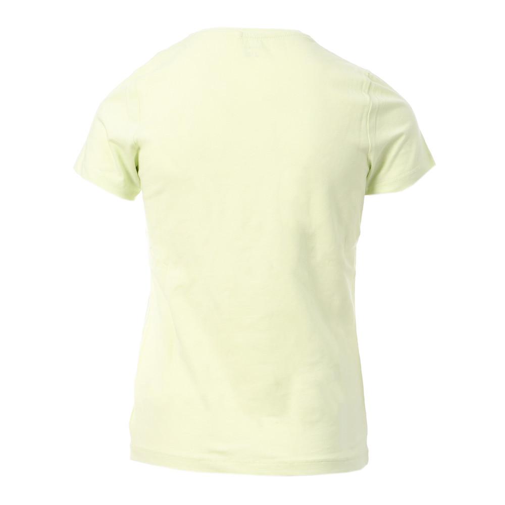 T-shirt Jaune Fille Name it Nkffathilde vue 2