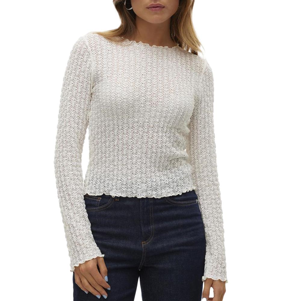 Top Ecru Femme Vero Moda Shelby pas cher