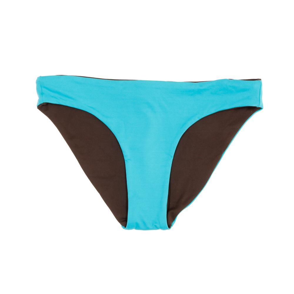 Bas de Bikini Turquoise/Marron Femme Nana Cara Gigi pas cher