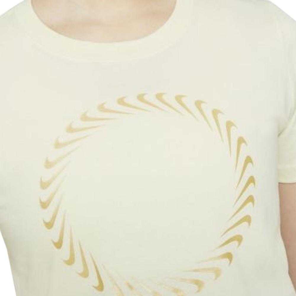 T-Shirt Jaune Femme Nike NSW Icon Clash vue 3
