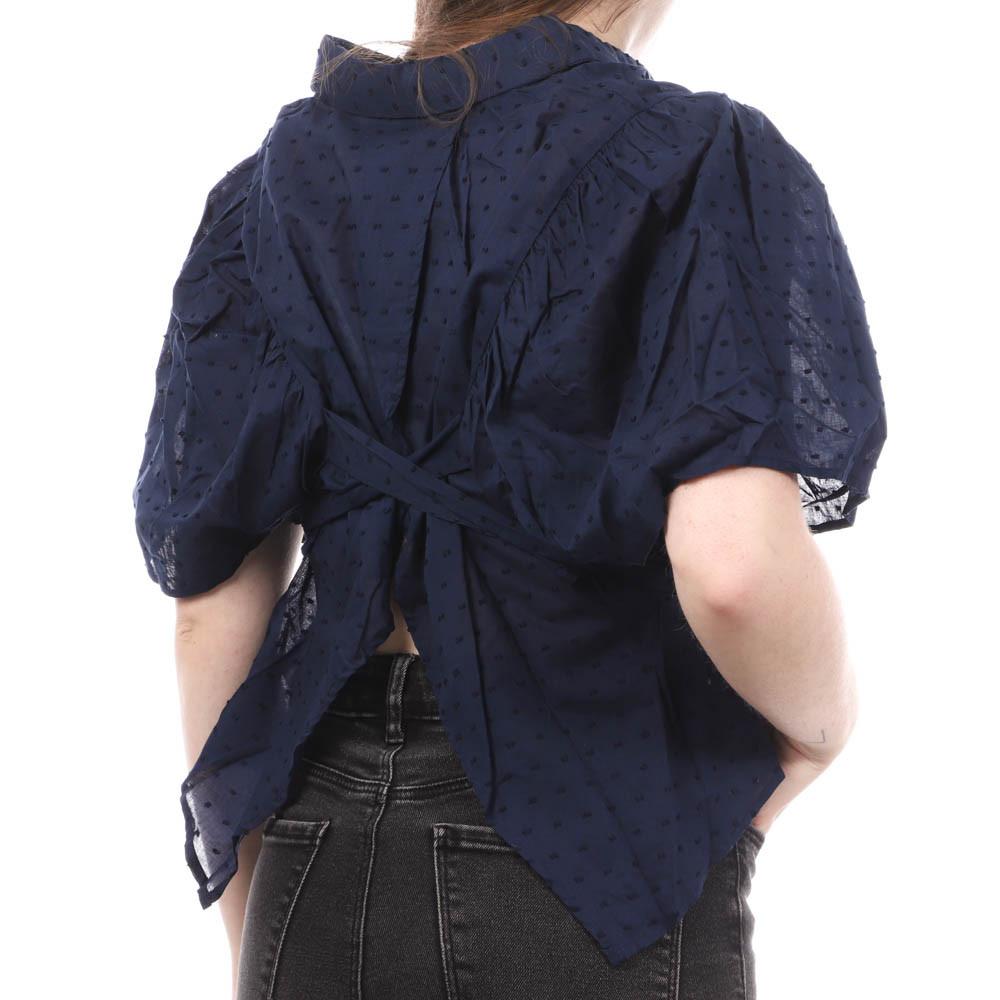 Blouse Marine Femme Teddy Smith Crema vue 2