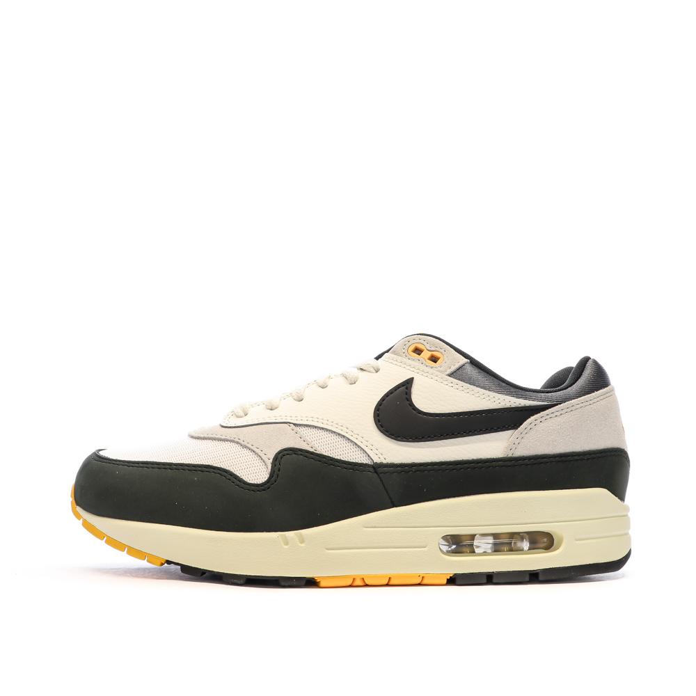 Baskets Blanches/Grises Homme Nike Air Max 1 pas cher