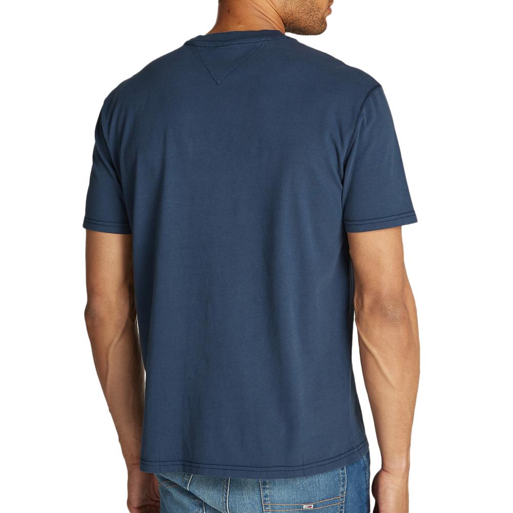 T-shirt Bleu Homme Tommy Hilfiger New Class vue 2