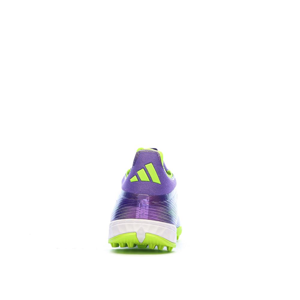 Chaussures de Foot Violet/Jaune Adidas F50 Pro TF vue 3