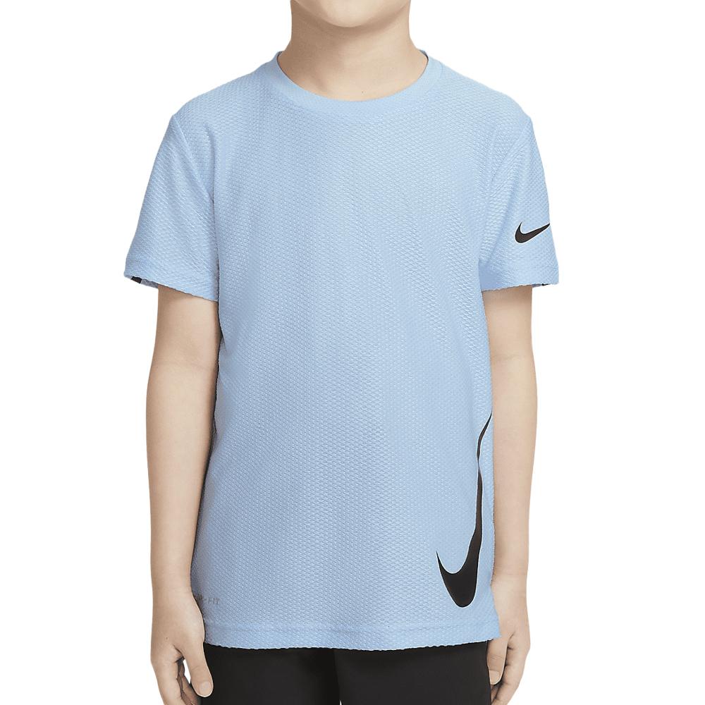 T-shirt Bleu Garçon Nike Dry pas cher
