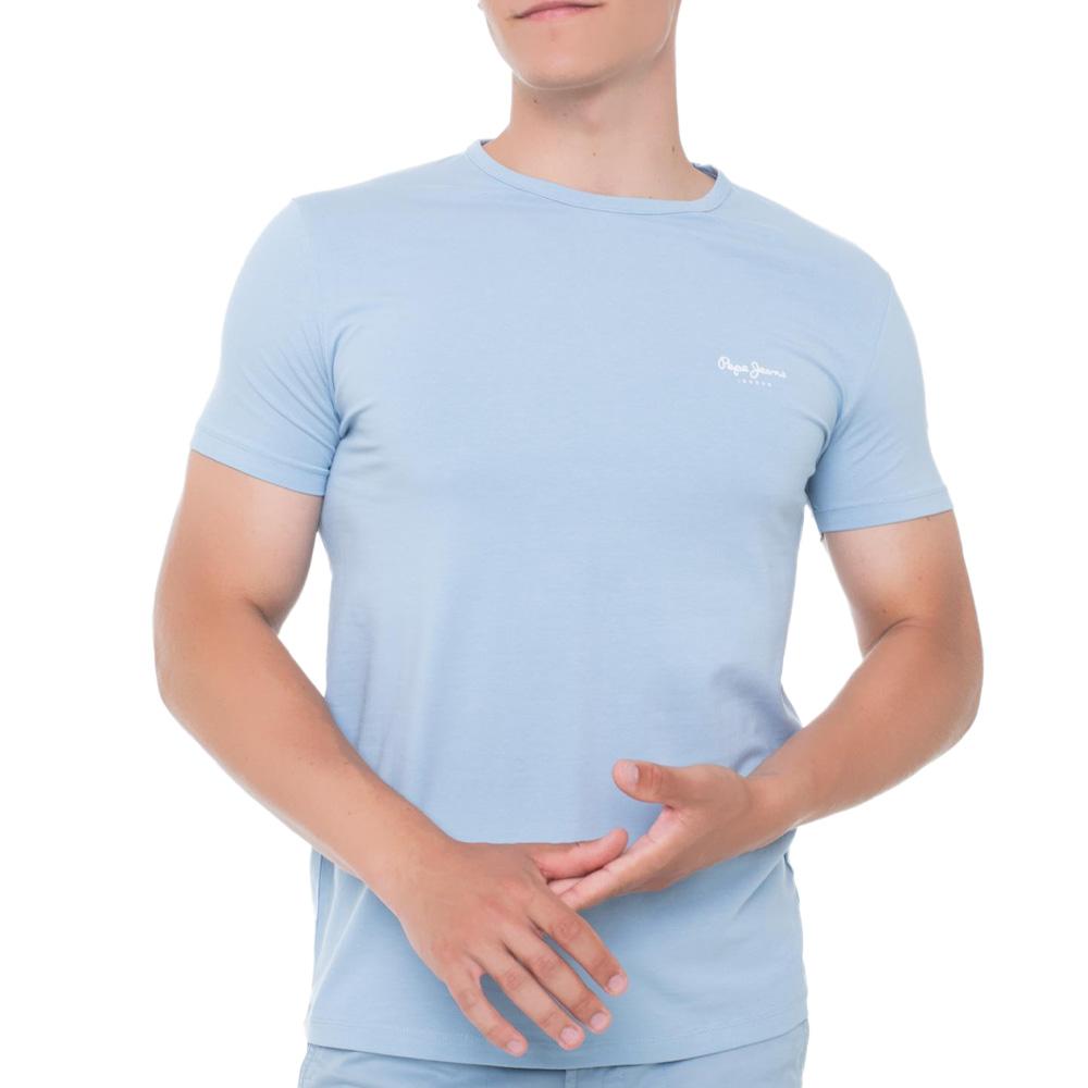 T-shirt Bleu Homme Pepe Jeans Original Basic PM508212 pas cher