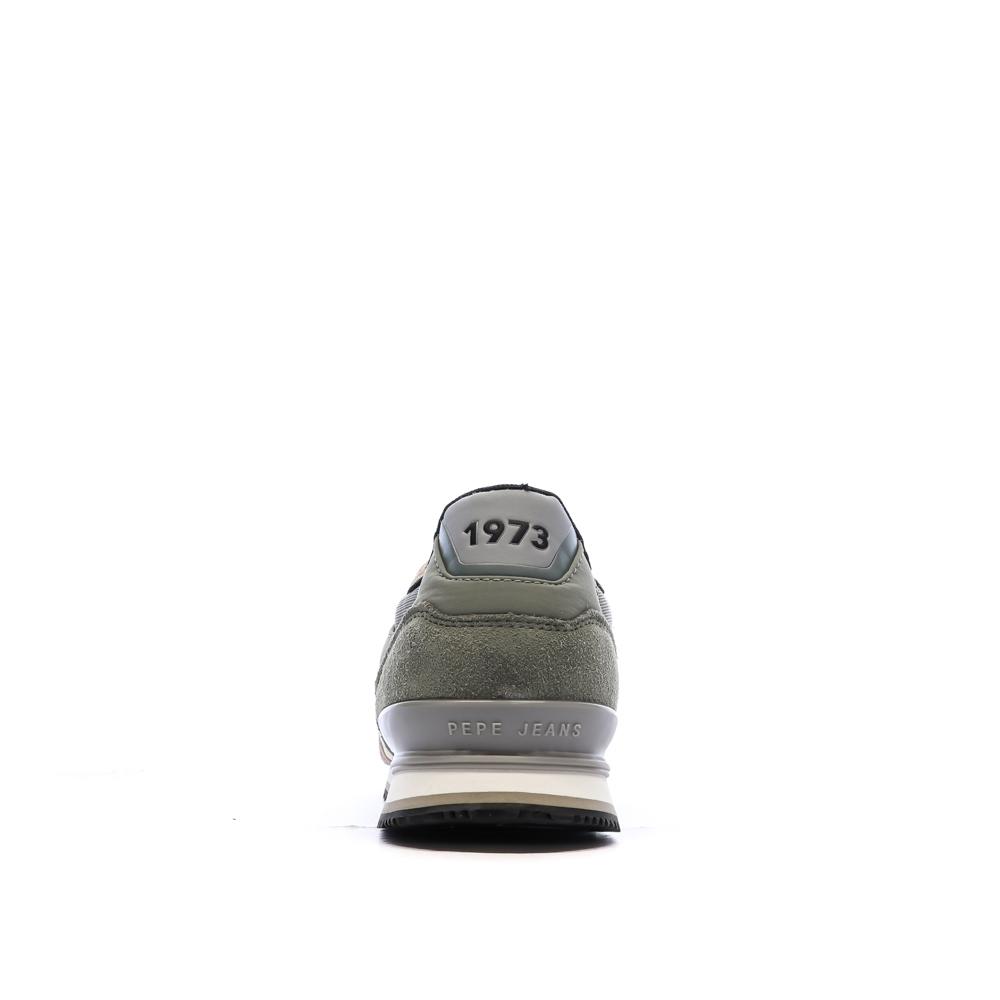 Baskets Kaki Homme Pepe jeans London Mind vue 3