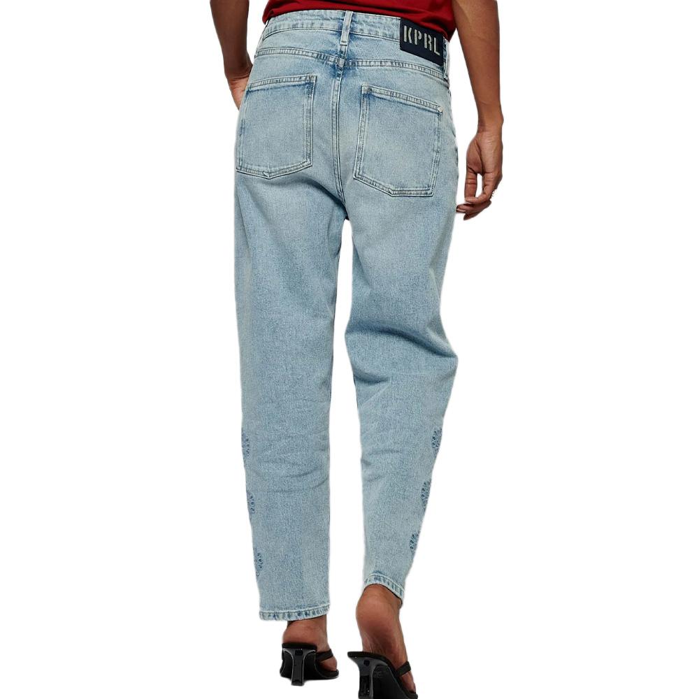 Jean Mom Bleu Clair Femme Kaporal BRENAH vue 2
