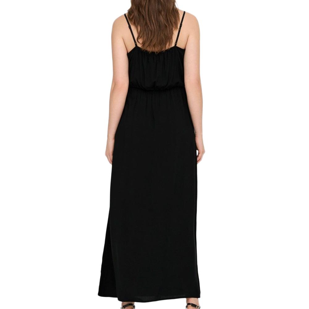 Robe Longue Noir Femme Only Nova vue 2