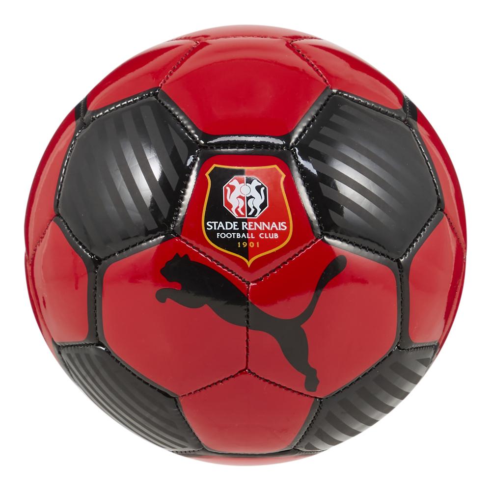 Stade Rennais Mini Ballon Rouge/Noir Puma Essential pas cher