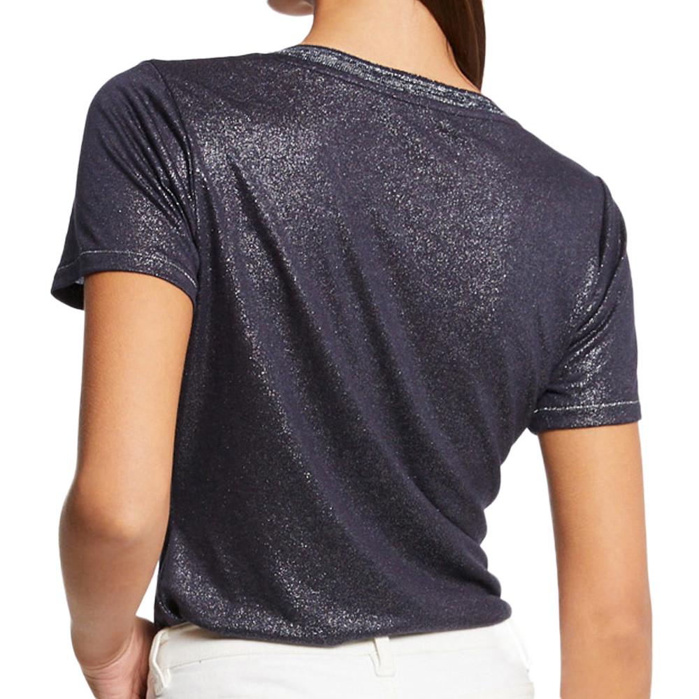 T-shirt Marine Femme Morgan Diwan vue 2
