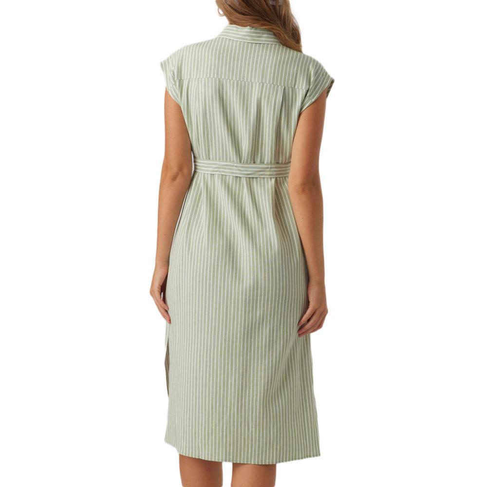 Robe de Grossesse Verte Femme Vero Moda Maternity Reseda vue 2