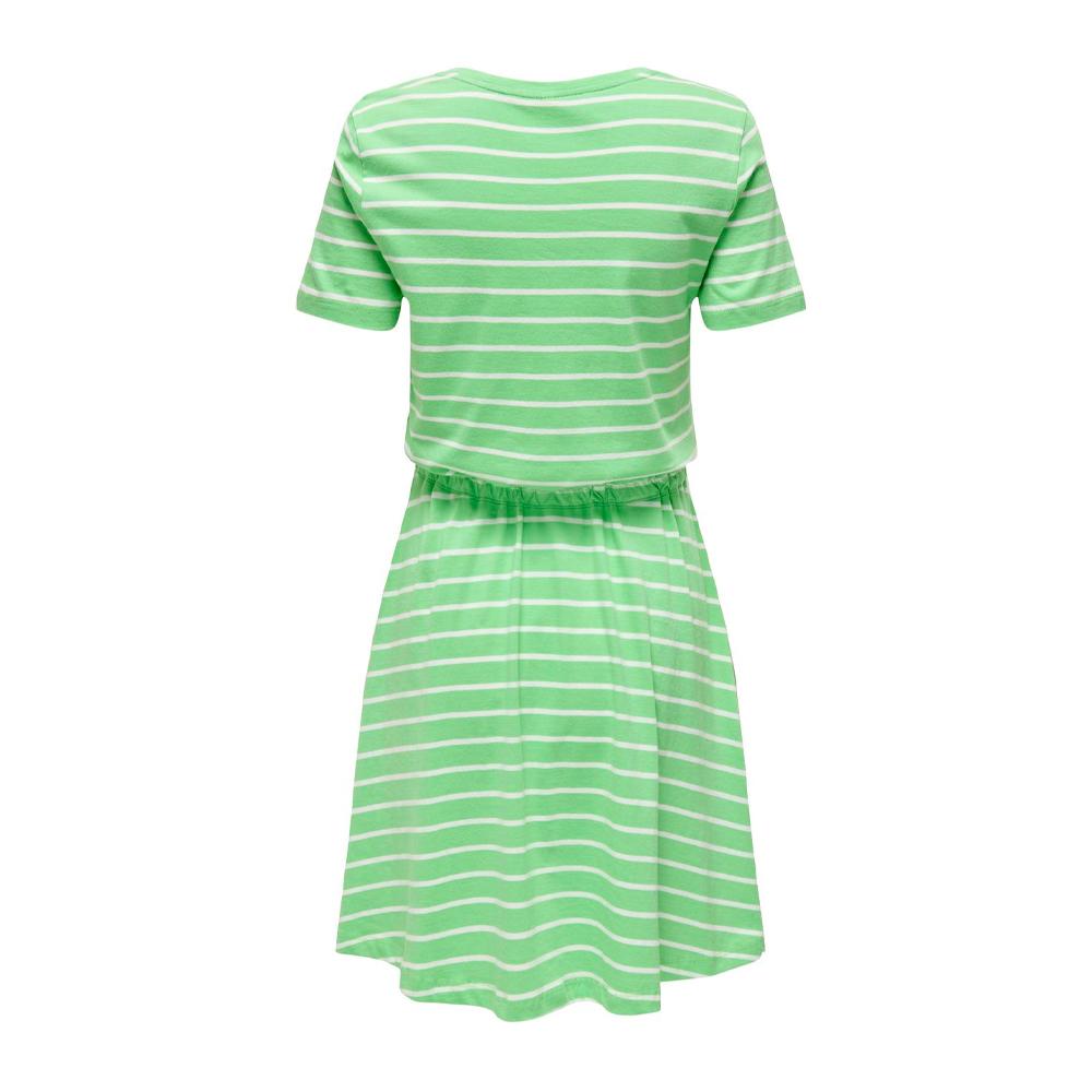 Robe à Rayure Vert Femme ONLY 15320317 vue 2