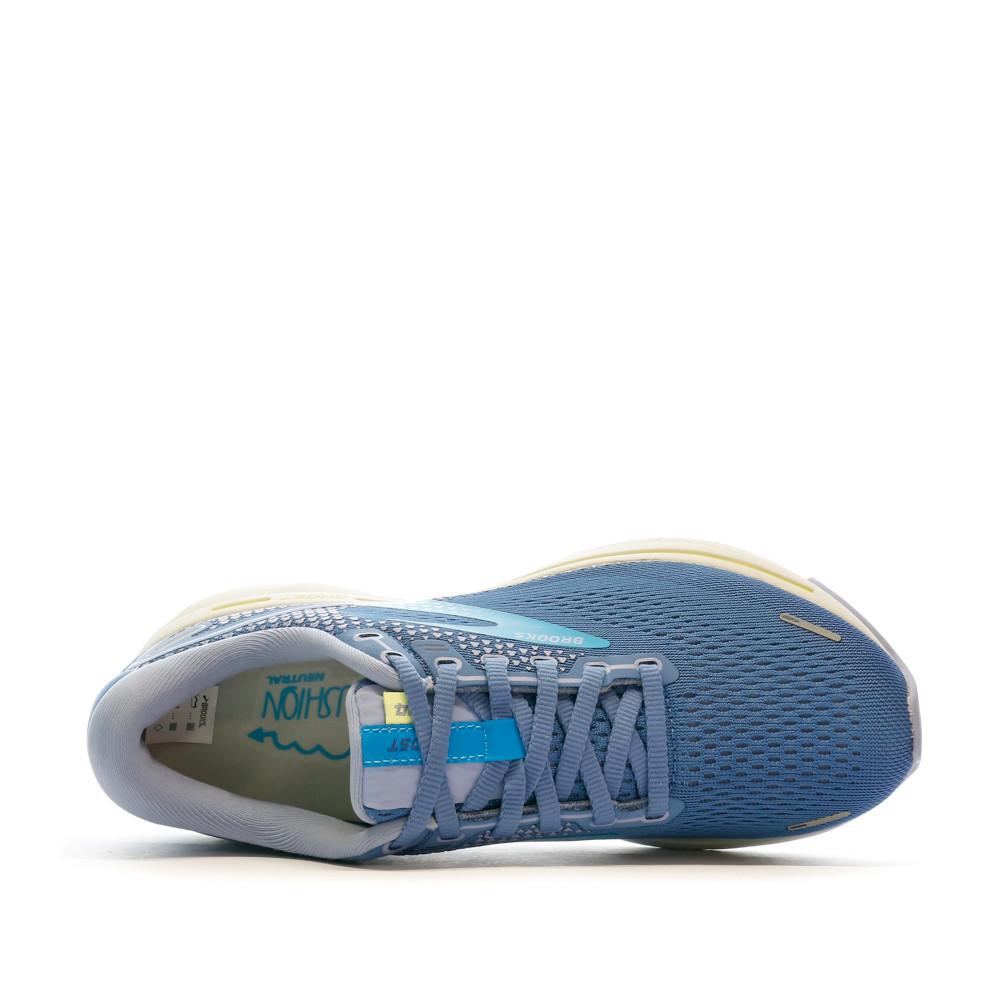 Chaussures de running Bleu Mixte Brooks Ghost 14 vue 4