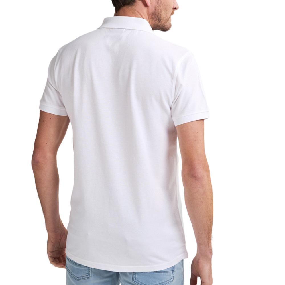 Polo Blanc Homme Petrol Industries 9999 vue 2