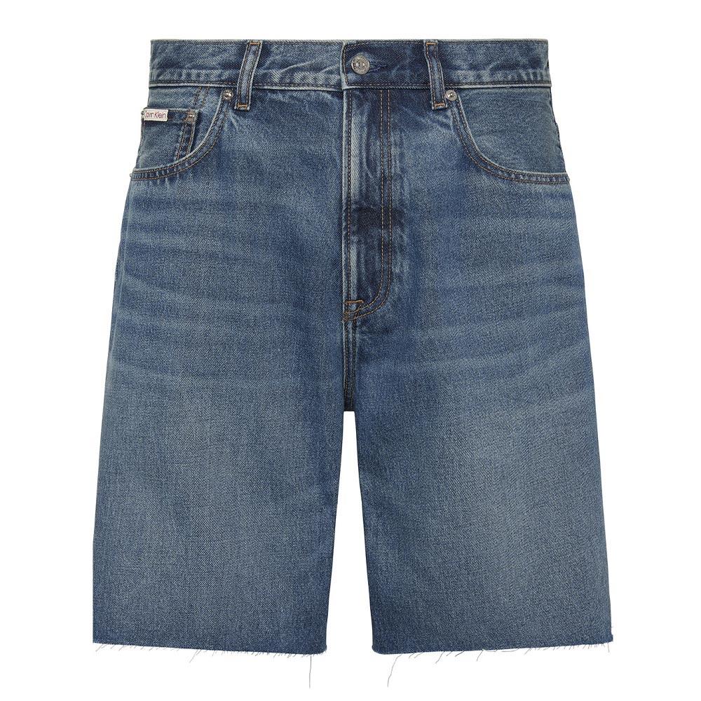 Short Bleu Homme Calvin Klein Jeans 90s Short Greenwood pas cher