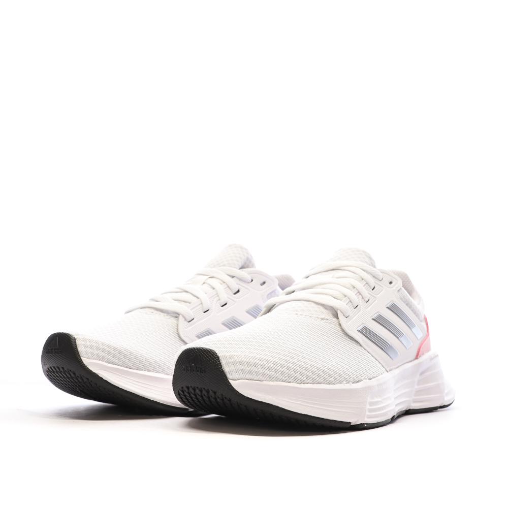Chaussures de running Blanches Femme Adidas Galaxy 6 vue 6
