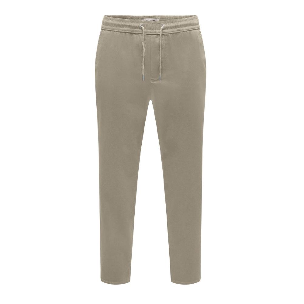 Pantalon Chino Beige Homme Only & Sons Linus Tapered pas cher