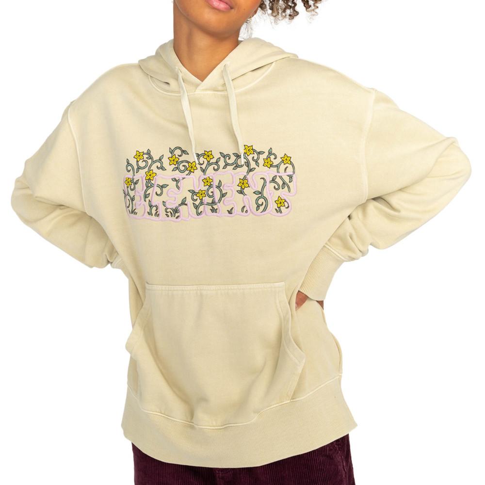 Sweat à Capuche Écru Femme Element Planter pas cher