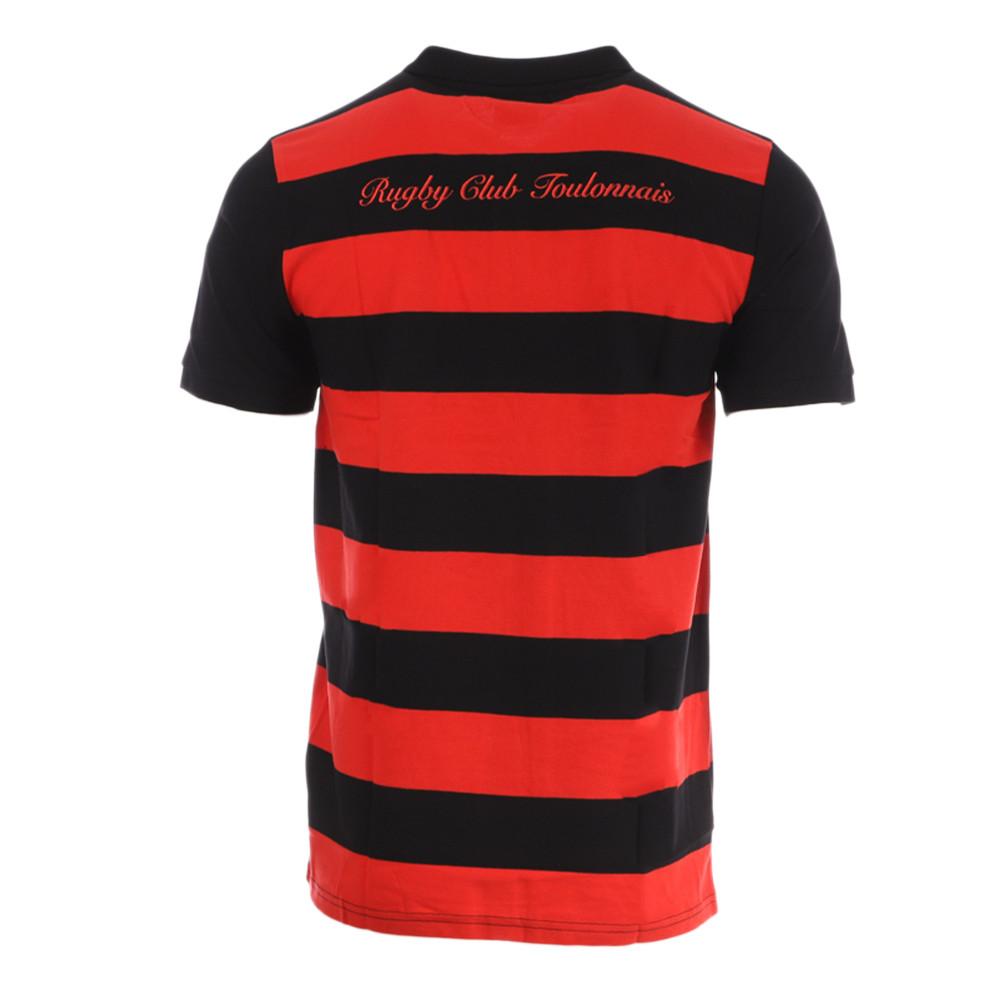 RC Toulon Polo Noir/Rouge Homme Hungaria vue 2